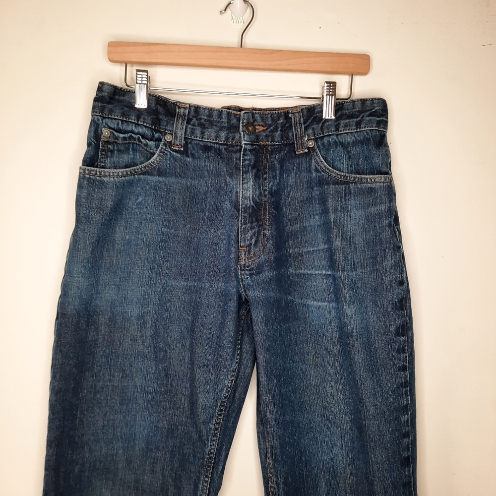 Timberland Straight Leg Jeans Medium Wash Denim Mens Size 32 Work Casual - Picture 2 of 12